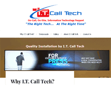 Tablet Screenshot of itcalltech.com